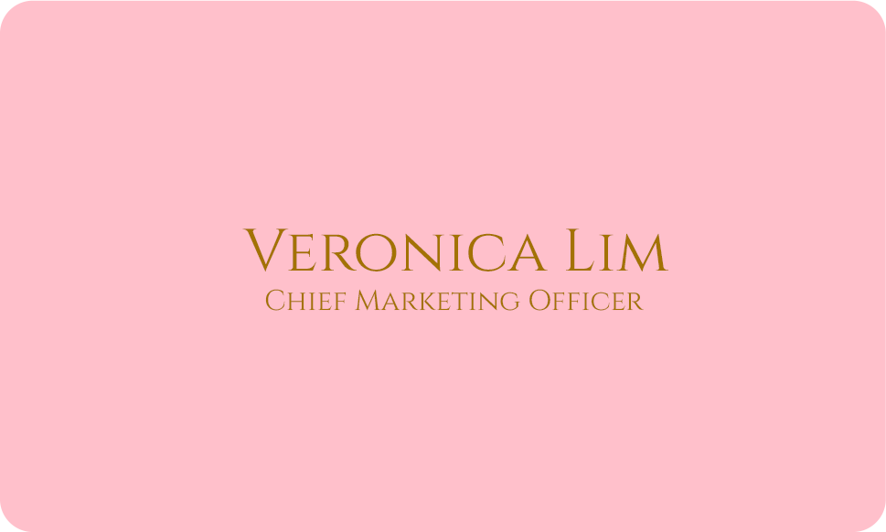 Pink Matte/Glossy NFC Card (Contactless business card)